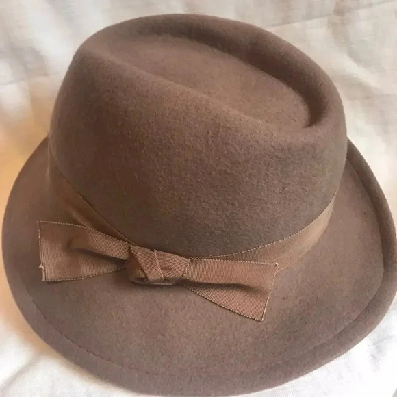 Vintage Street Smart By Betmar 100% Wool Women Brown Hat - Picture 2 of 8